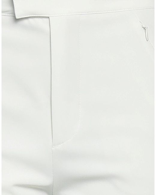 MM6 by Maison Margiela White Minimalist Solid Color Straight-Leg Pants