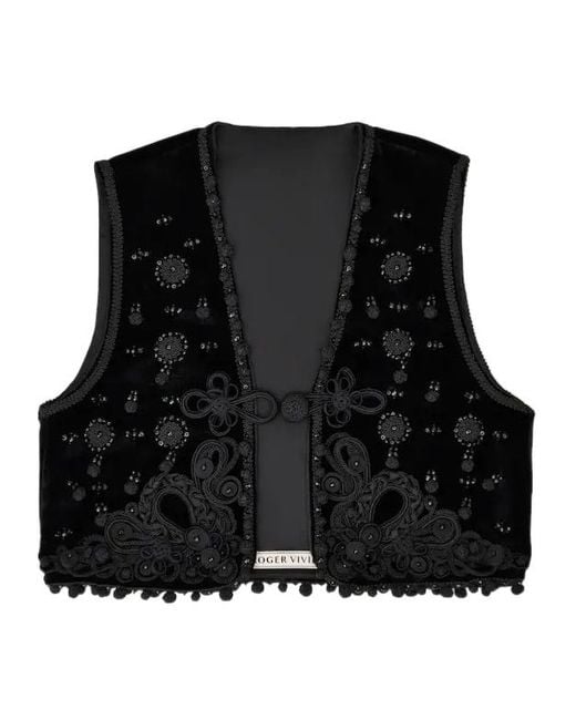 Roger Vivier Black Vest