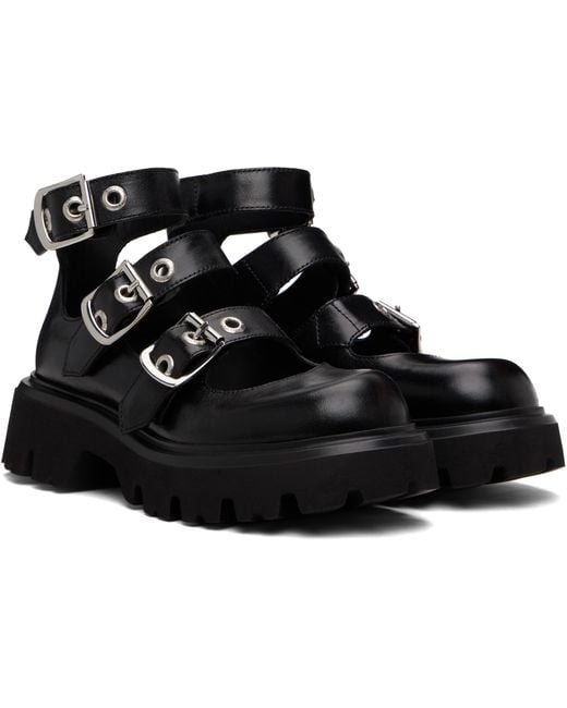 Vivienne Westwood Black Bacchus Shoes Cow Leather Pumps