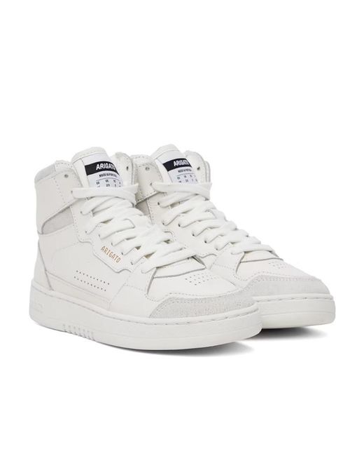 Axel Arigato White Dice Round Head High Top Casual Shoes