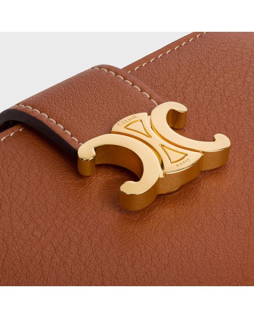 Céline Brown Fine Strap Wallet Nino