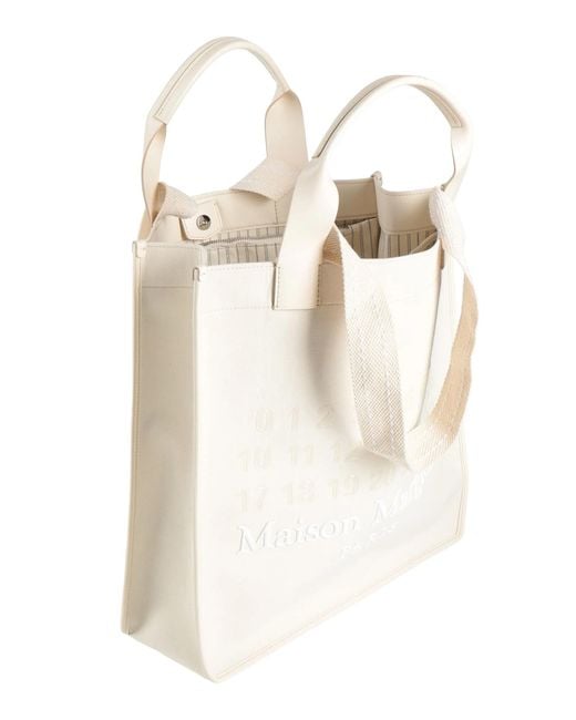 Maison Margiela White Large Solid Color Handbag