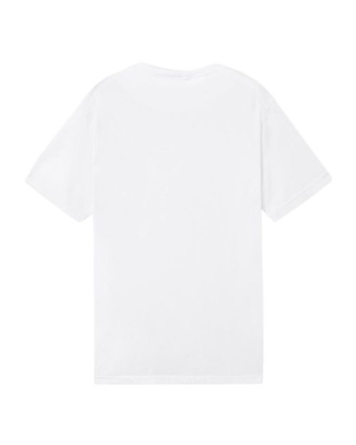 Stone Island White Short-Sleeve T-Shirt for men