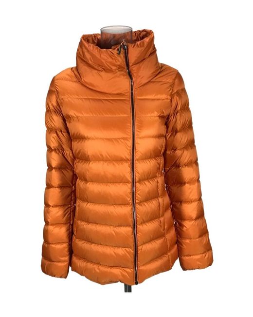 Weekend by Maxmara Orange Long-Sleeved Down Jacket