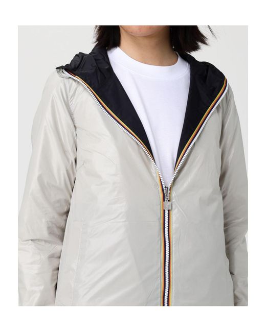 K-Way Blue Sophie Plus.2 Reversible Jacket