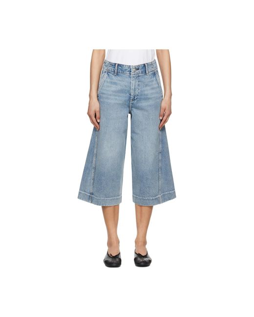 Rag & Bone Blue Tailored Jamie Denim Shorts