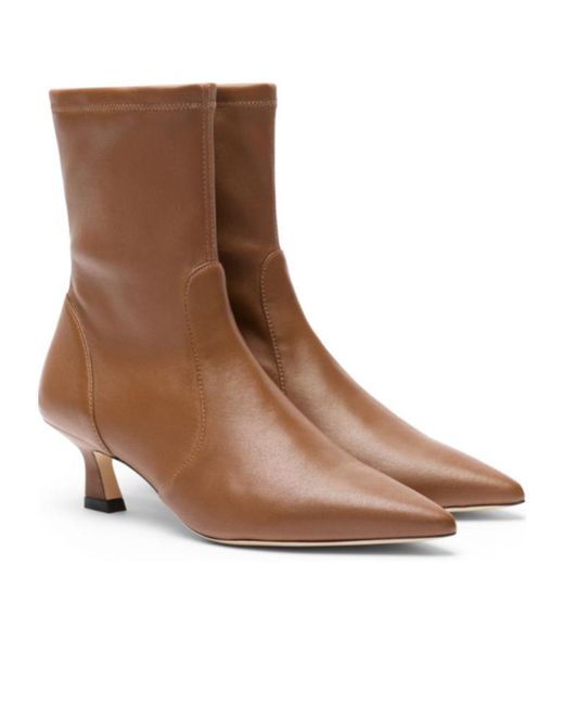 Stuart Weitzman Brown Vinnie Bootie 50