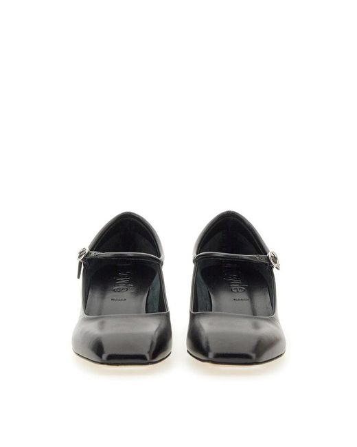 Aeyde Black Aline Mary Jane Pumps