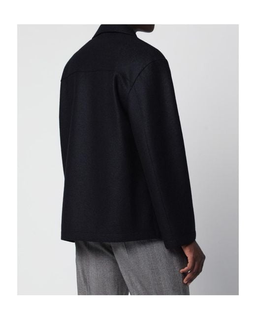 Harris Wharf London Black Long-Sleeve Jacket for men