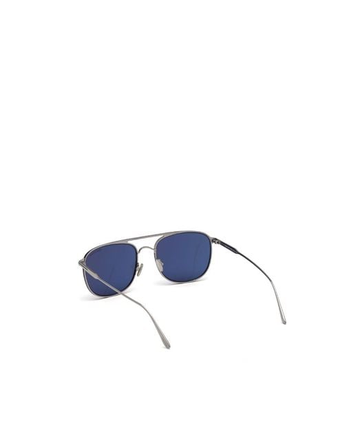 Tom Ford Blue Logo Logo Sunglasses for men