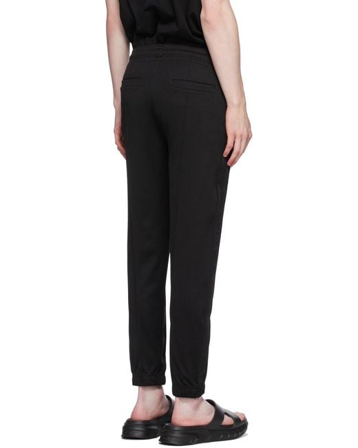 Givenchy Black Technical Jersey Track Trousers for men