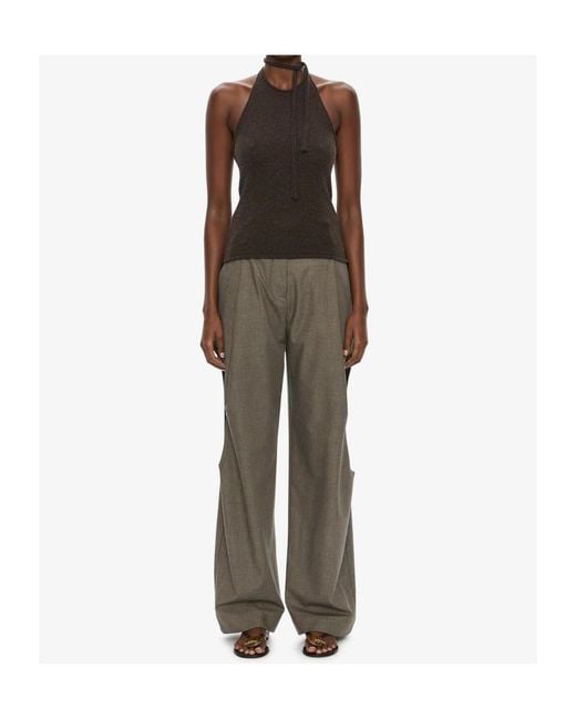Christopher Esber Brown Rae Cashmere Top