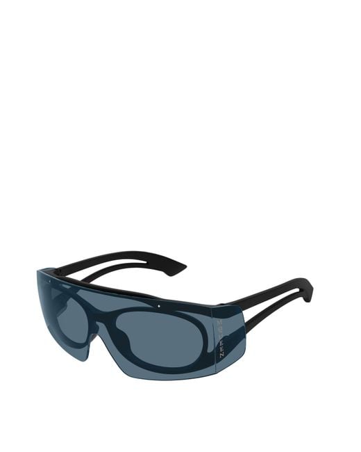 McQueen Blue Eyewear Oval Frame Sunglasses for men