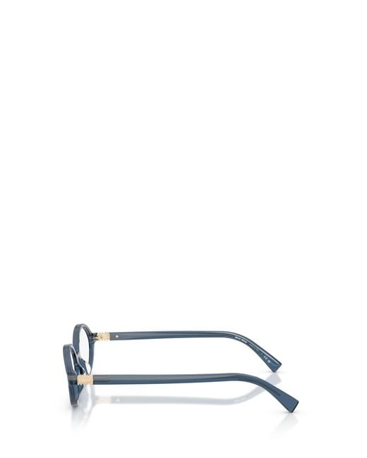 Miu Miu White Eyewear Oval Frame Full Rim Glasses