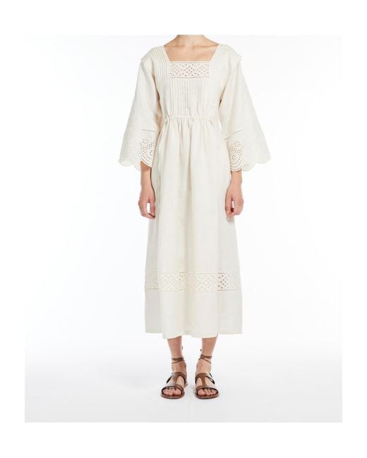 Weekend by Maxmara White Feminine Dress