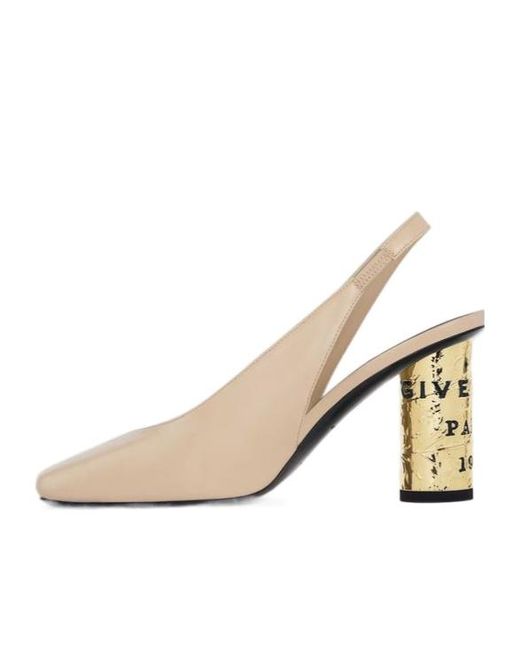 Givenchy Natural Tape Slingback Heeled Pumps