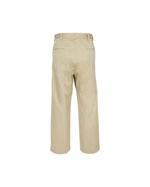 Nanamica Natural Wide Straight-Leg Chino Pants for men