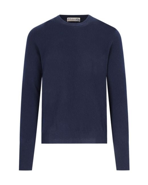 Ballantyne Blue Crew Neck Knitwear for men