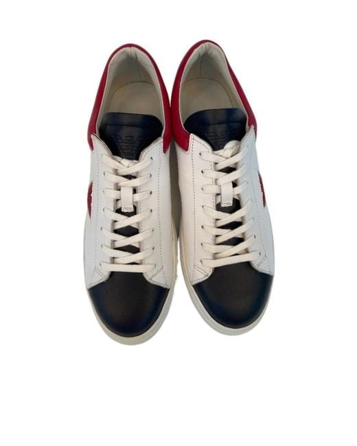 Emporio Armani Multicolor Strap-Up Casual Sneakers for men