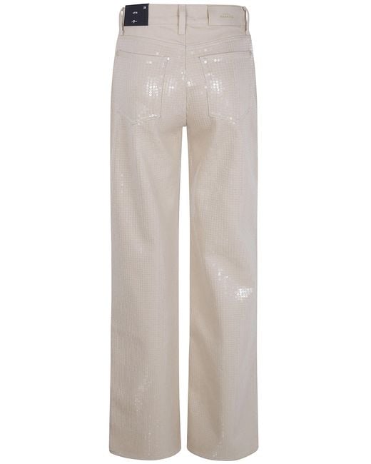 7 For All Mankind Gray Lotta Belt-Loop Pocket Jeans