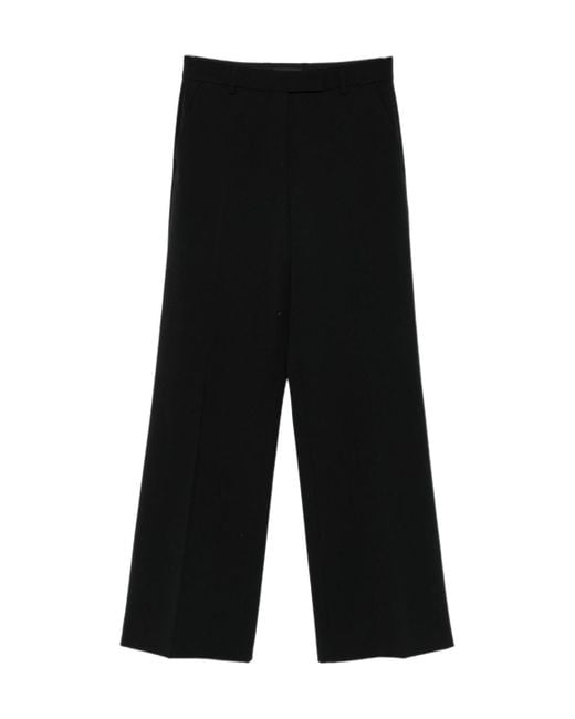 Seventy Black Wide-Leg Trousers