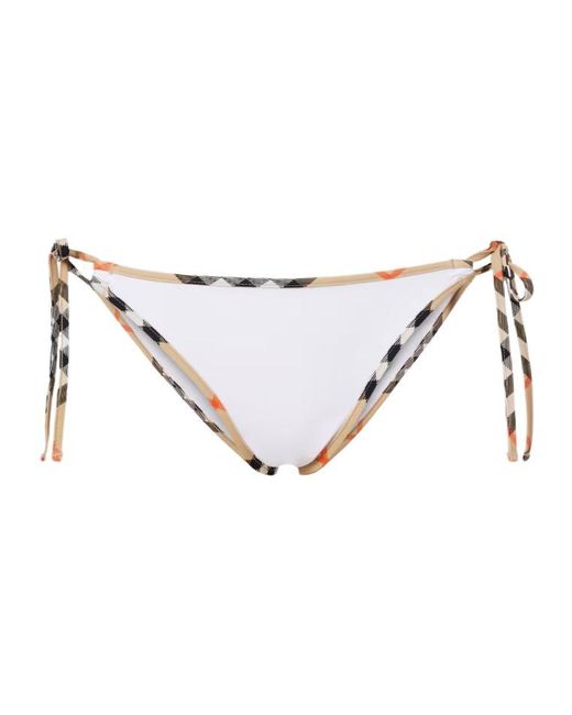 Burberry Natural Self-Tie Bikini Bottoms