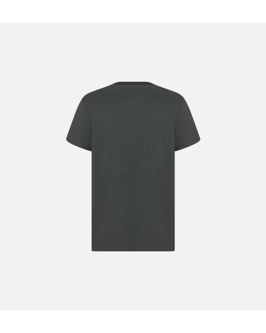 Dior Green Crew Neck T-Shirt for men