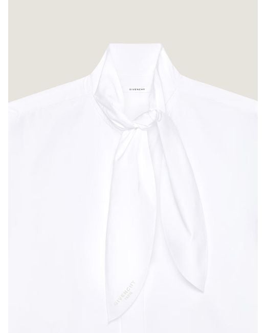 Givenchy White Cocoon Shirt