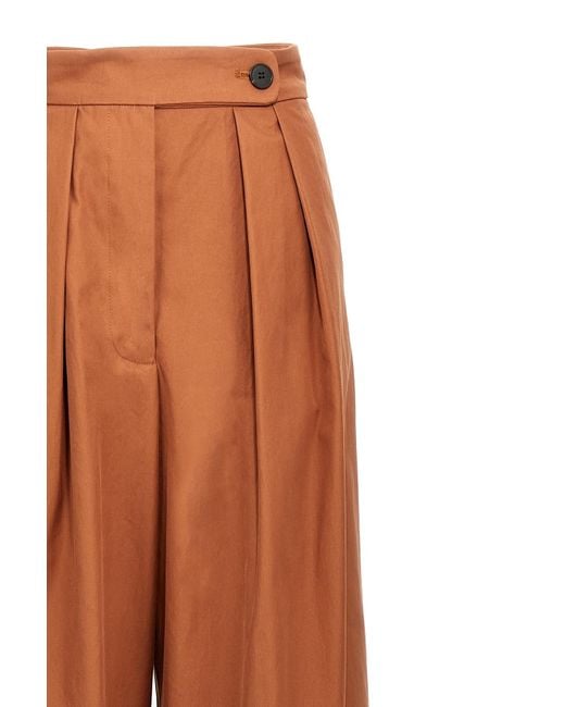 Dries Van Noten Brown 'Pamplona' Cotton Pants
