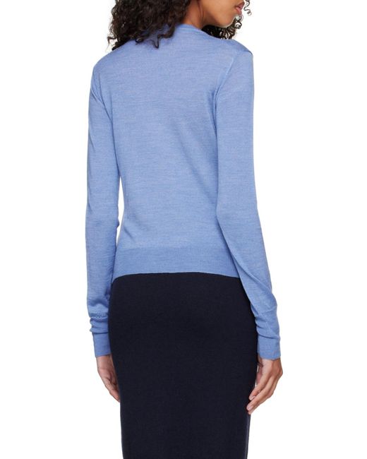 Vivienne Westwood Blue Orb Embroidered Knit Jumper