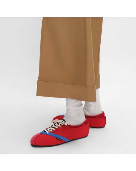 Céline Red The Flat Sneaker