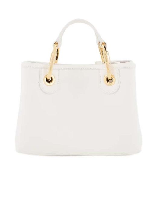 Emporio Armani Natural Logo-Tag Tote Bag