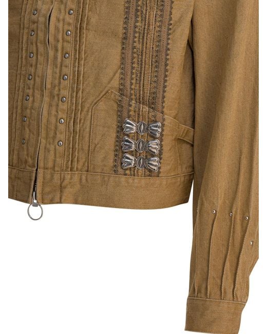 Kapital Green Drizzler Overshirt Jacket for men