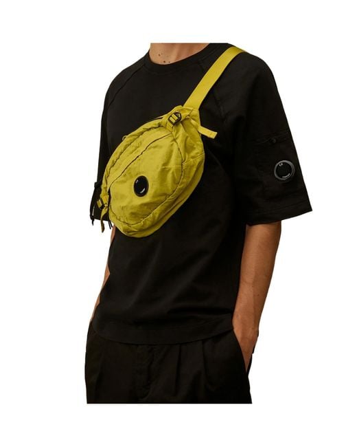 C P Company Yellow Lens Detailed Belt Bag for men