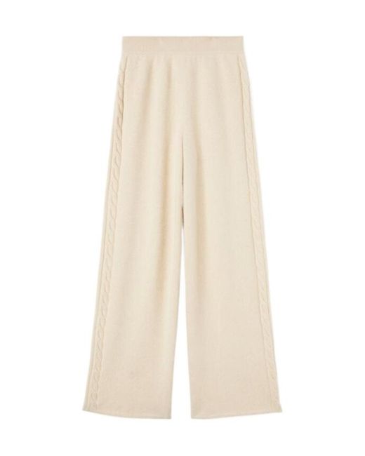 Loro Piana White Elastic Waist Casual Pants