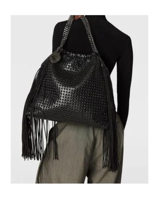 Stella McCartney Black Falabella Medium Shoulder Bag