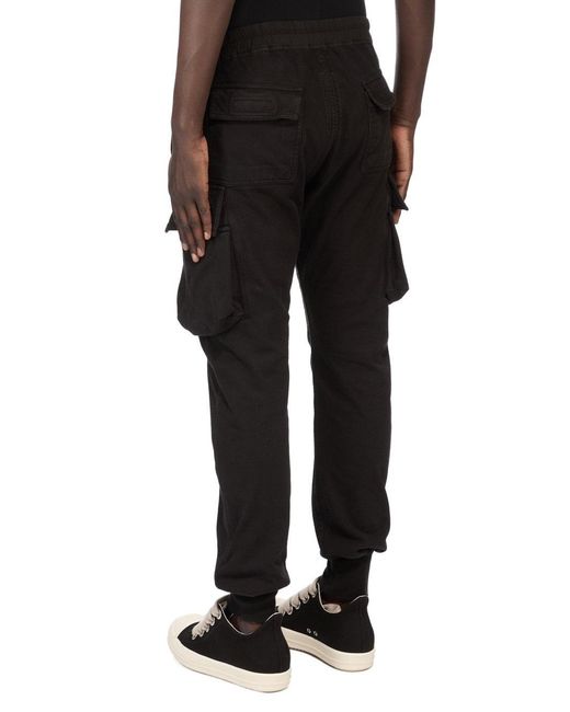 Rick Owens Black Temple Mastodon Cut Stretch Pants for men