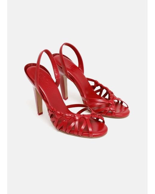 Chloé Red Chloé Estra Heeled Sandals