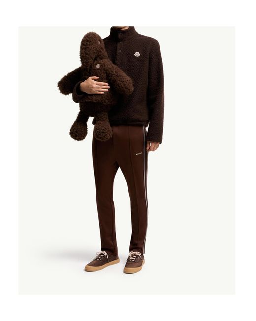 Moncler Brown Logo Knit Sweatshirt for men