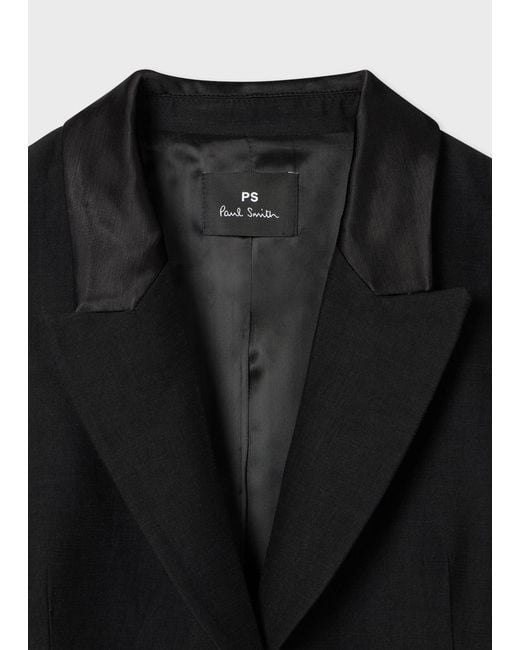 Paul Smith Black Ps Closed Lapels Vest