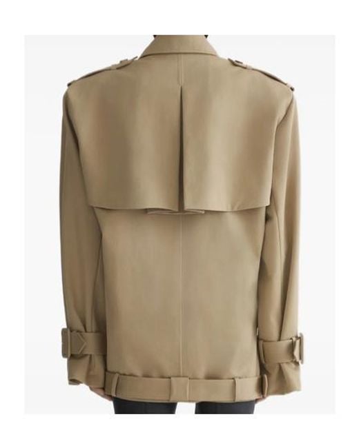 Mugler Green Long-Sleeved Casual Jacket