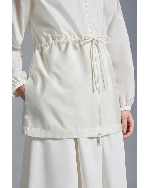Moncler Filira Hooded Jacket in White | Lyst