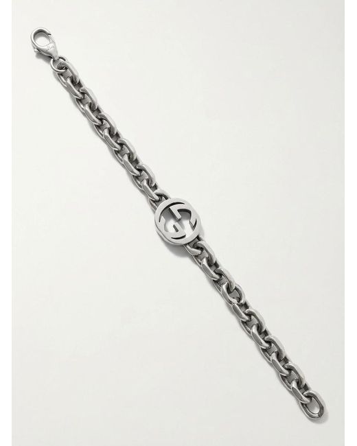 Gucci Natural Interlocking Bracelet for men