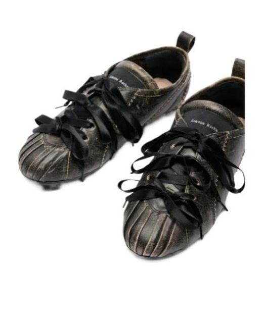 Simone Rocha Black Ballerina Grip Sneakers