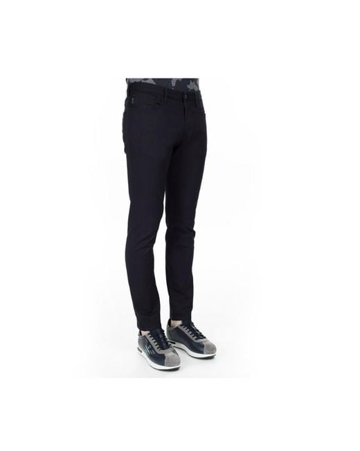 Armani Jeans Blue Logo Jeans for men
