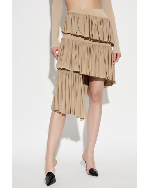 Alaïa Natural Midi Skirts