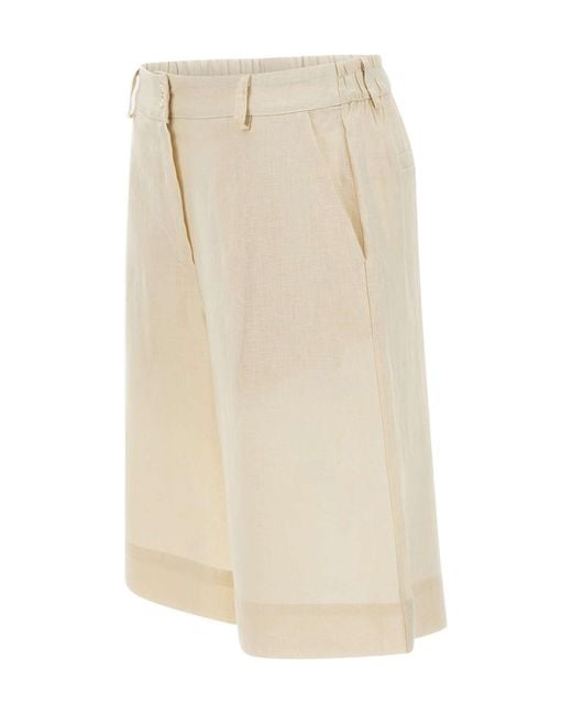 Kaos Natural Tailored Bermuda Shorts