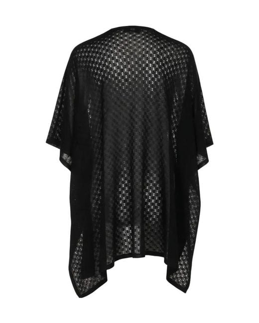 Missoni Black Sheer Knit Beachwear Cover-Up