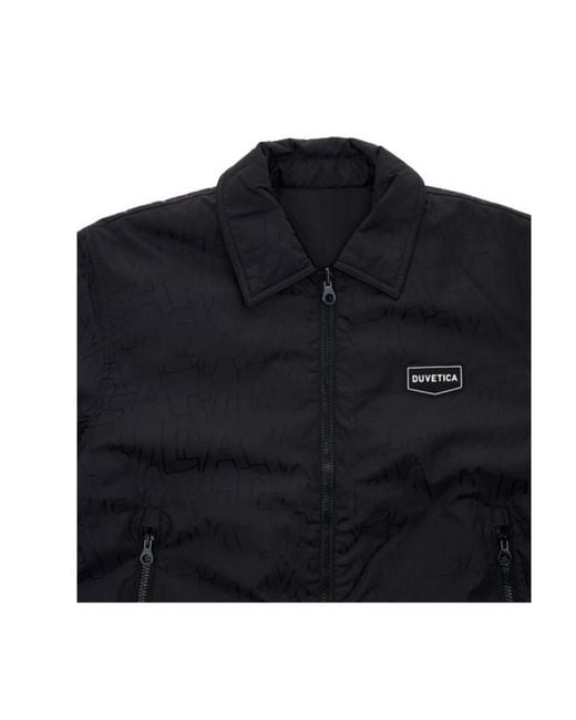 Duvetica Blue Zippered Casual Jacket for men