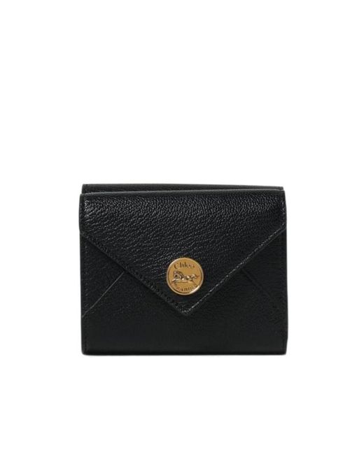 Chloé Black Flip Wallet